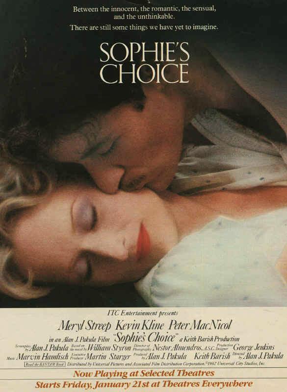 ดูหนังออนไลน์ Sophie’s Choice (1982) ทางเลือกของโซฟี